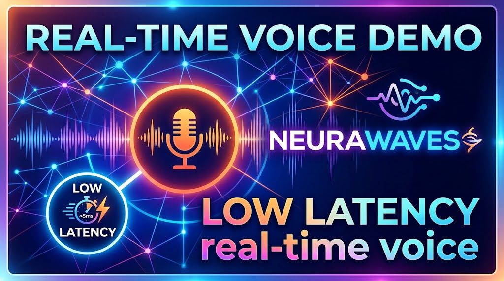 Realtime voice demo, Neurawaves low latency realtime voice